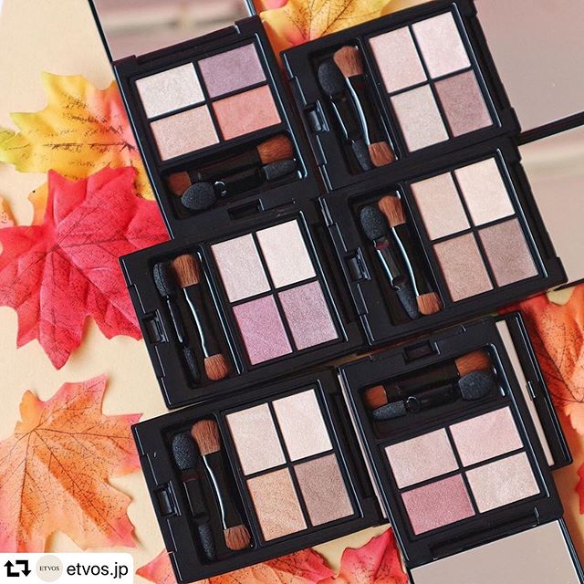 #etvos eyeshadow 4800 yen #repost @etvos.jp・・・秋といえば紅葉の季節ですね・赤い葉、黄色い葉、褐色の葉のコントラストがとても美しい風景を醸し出す風景をイメージしてつくられた今秋の限定色、ミネラルクラッシィシャドーの「オータムリーブス」や、ふわっと溶け込み肌トーンを上げる絶妙ピンクベージュを基調としたパール感たっぷりの「スキニーベージュ」を始め、ミネラルクラッシィシャドーには使いやすく深みと気品のある目元を作り出すブラウンカラーがそろっています・「マンダリンブラウン」は、くすみのない繊細なオレンジブラウン。「ロイヤルブラウン」は、どんなシチューションにも活躍する王道ブラウン。「ロゼブラウン」は、大人女性の愛らしさを引き立たせる赤みがかったブラウン。「モーブブラウン」は、色気のある妖艶な目元を演出します。・絶妙な4色のグラデーションが、透き通るような美しい繊細な目元に仕上げます!あなたのお気に入りのブラウンを、みつけてください♡・・・#etvos #エトヴォス #mineralclassyshadow #ミネラルクラッシィシャドー #2019AW #秋冬カラー #autumnmakeup #秋メイク #mineralcosmetics #ミネラルコスメ #eyemakeup #アイメイク #eyeshadow #アイシャドウ #アイパレット #新作コスメ #ミネラルコスメ #naturalcosmetics #ナチュラルコスメ #mineralmakeup #ミネラルメイク #石鹸で落とせる #madeinjapan #makeup #メイク #秋のエトヴォス #ブラウンメイク #今日のメイク #セルフメイク #ナチュラルメイク