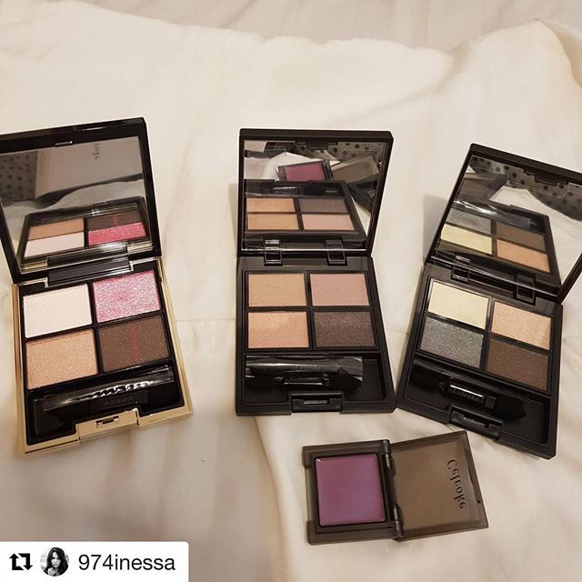 #Repost @974inessa with @get_repost・・・My order from @fudejapan. Actually I got it last week but I didn't have time to post the pics sooner. I love Suqqu! It's probably my favorite Japanese makeup brand so I'm always happy when I can get my hands on their limited edition eyeshadow palettes.😀 However I never tried the brand Celvoke before so I'm really curious about their "Voluntary Eyepalettes" too. They look amazing!  Thank you very much Toshiya! For the makeup and for the Kit-Kats .  - Suqqu Designing Color Eyes 114 (Hanaakari)- Celvoke Voluntary Eyepalette 07 and 08- Celvoke Infinitely Color 04#fudejapan #suqqu #celvoke #eyeshadow #makeup #japanesemakeup #jmakeup #jbeauty#japaneseproducts